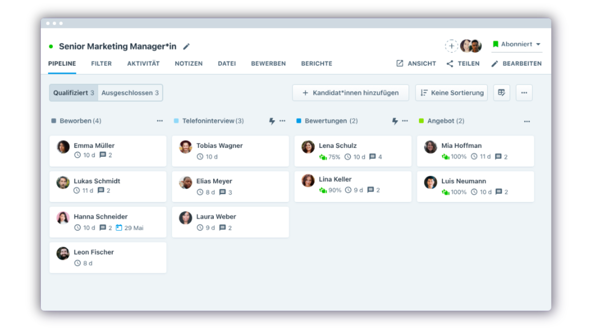 Bewerbermanagement